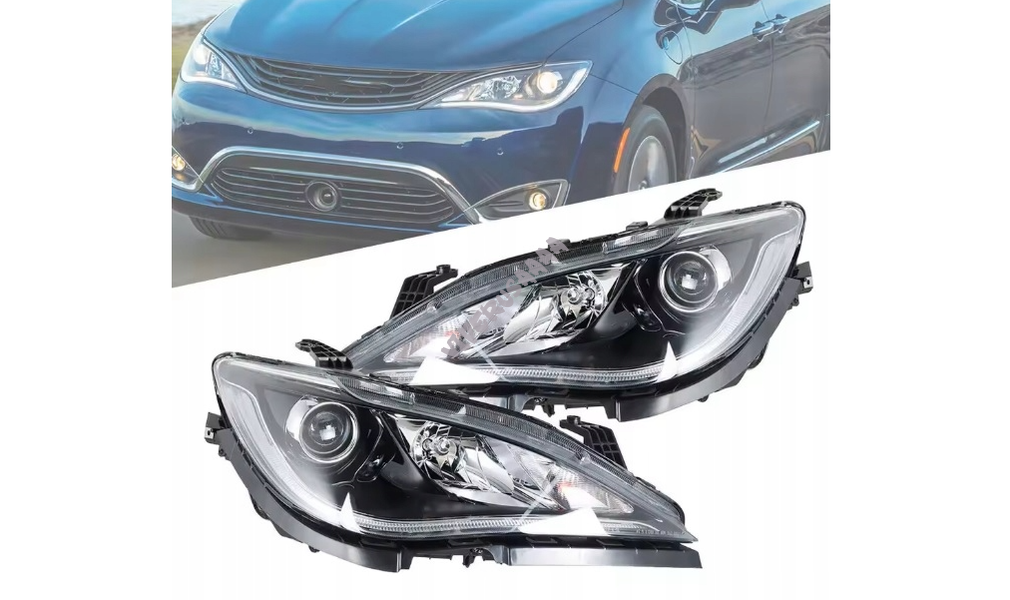 Lampa przednia lewa ciemna 68370845AD