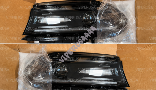 Lampa lewa + prawa Halogenowa +DRL 68214397AE 68214396AE