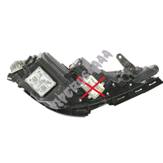 Lampa przednia prawa Xenon ciemna Led DRL 68370846AD - 3