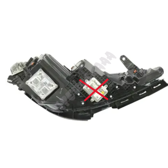 Lampa przednia lewa Xenon ciemna Led DRL 68370847AD - 3