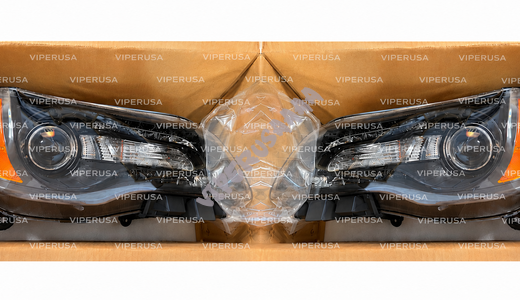 Lampa przednia lewa + prawa Xenon 68085419AG 68085418AG