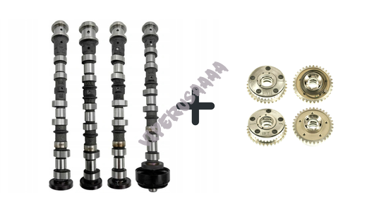 Wałki rozrządu + wariatory KOMPLET