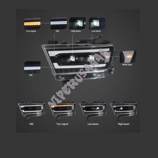 Lampy przednie lewa + prawa FULL LED - 5