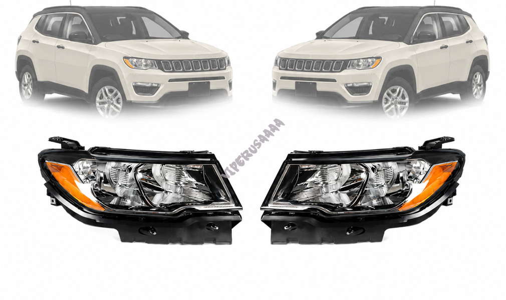 Lampa przednia prawa + lewa na żarówkę 55112706AF 55112707AE