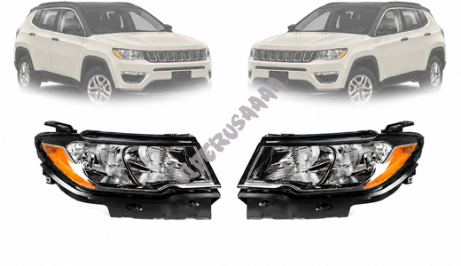 Lampa przednia prawa + lewa na żarówkę 55112706AF 55112707AE