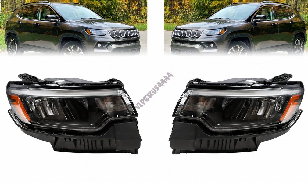 Lampa przednia prawa + lewa Full Led 68441580AF 68441581AF
